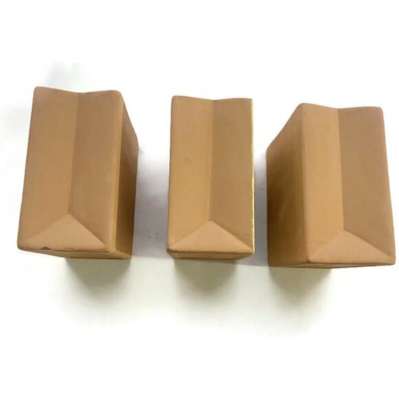 House of Lloyd Terra Cotta Candle Holders 6" Tall Southwest Style Set of Three - Picture 5 of 8